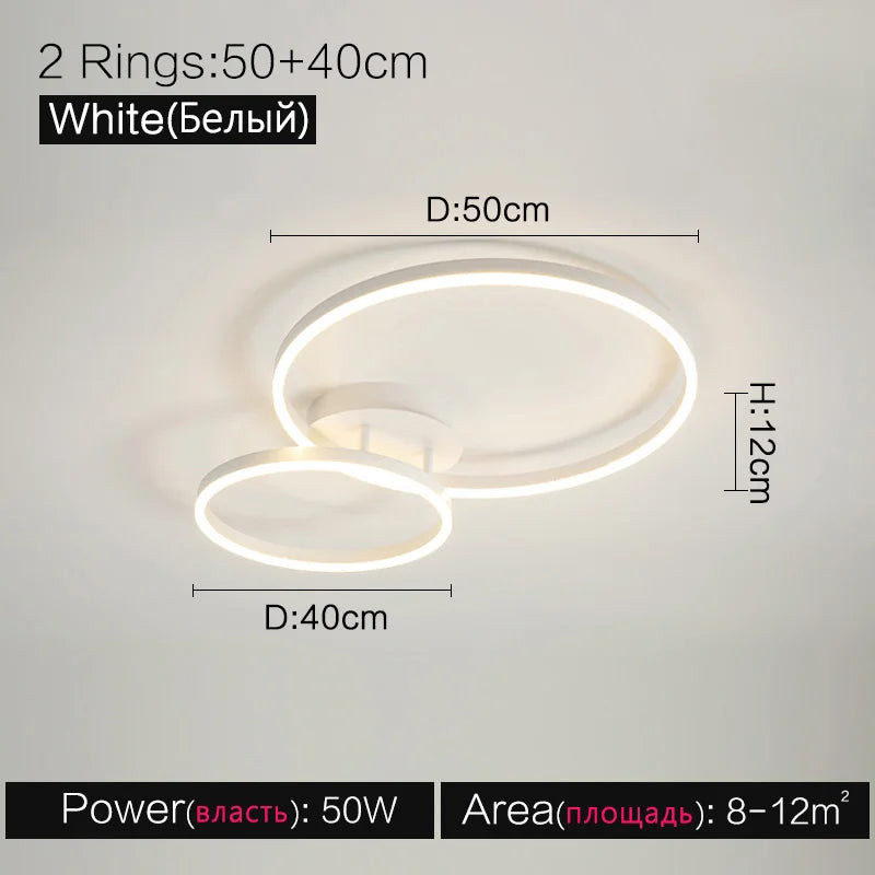 Ceiling Lamp Set for Bedroom, Study & Modern Atmosphere