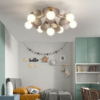 Frost Glass Ceiling Chandelier for Home Indoor Lighting