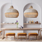 Rattan Chandelier: Handmade Nordic & Retro Lighting for Japanese Restaurant & Tea Room