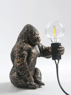 Nordic King Kong Resin Floor Lamp: Modern, Customizable LED Animal Light