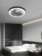 Moon Wall Lamp: Modern Simple Art Decoration for Living Room, Bedroom & Aisle