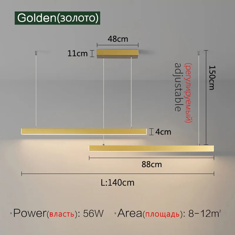 Nordic Dining Table Lamp: Creative & Modern Chandelier for Dining Room