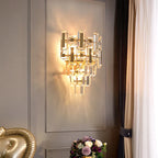 Crystal Wall Lamp: Elegant Living Room & Bedroom Decor