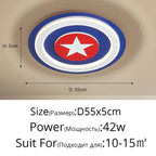 Kids LED Cartoon Ceiling Light | Boys Girls Bedroom Decor Lamps