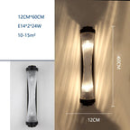 Crystal Wall Lamp: Modern Light Luxury for Living Room, Bedroom, and Corridor.