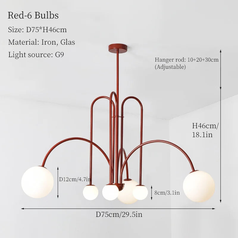 LED Pendant Chandelier for Living Room Bedroom Decor