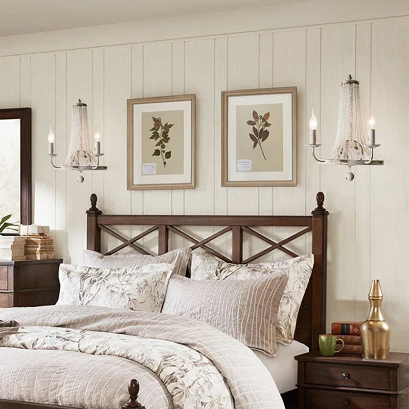 Crystal Tassel Wall Lamp: Elegant LED Lighting for Home, Hotel, and Lobby Decor