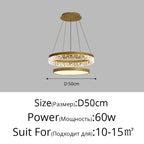 LED Chandelier Pendant Light with Remote Control for Home Decor