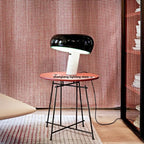 Mushroom LED Table Lamp - Orange Night Light for Kid's Bedroom and Study Desk