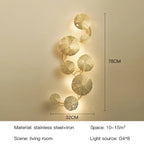 Nordic Lotus Leaf Wall Light: Industrial Style Retro Sconce for Home and Hotel