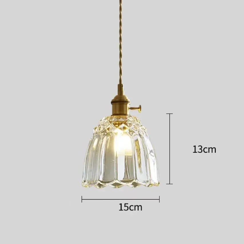 Crystal Pendant Lamp for Bedroom, Dining Room, Kitchen - Nordic Luxury Vintage Lighting