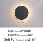 Modern Touch Sensor LED Wall Lamps for Indoor Lighting