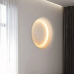 Moon Gypsum Wall Lamp: Creative Bedroom & Living Room Decor_LED Art Painting
