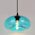 Glass Chandelier Pendant Lamps | Industrial Hanging Lighting Fixture for Kitchen, Restaurant