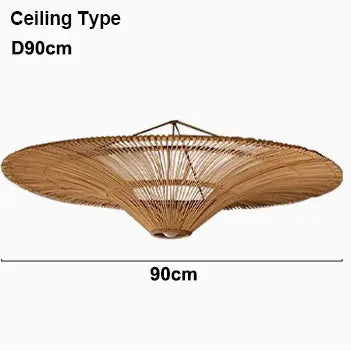 Handmade Rattan Pendant Light for Dining Room, Living Room, Bedroom, Hotel