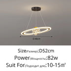 LED Gypsophila Chandelier for Modern Living Room Decor - Crown Ceiling Pendant Light