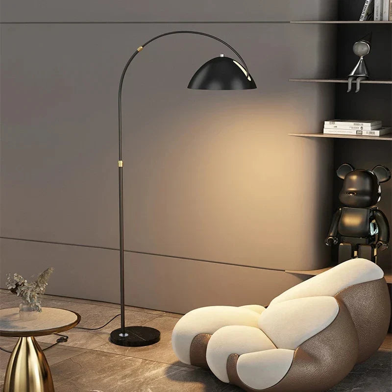 Designer Marble Floor Lamp for Luxury Living Room Lighting