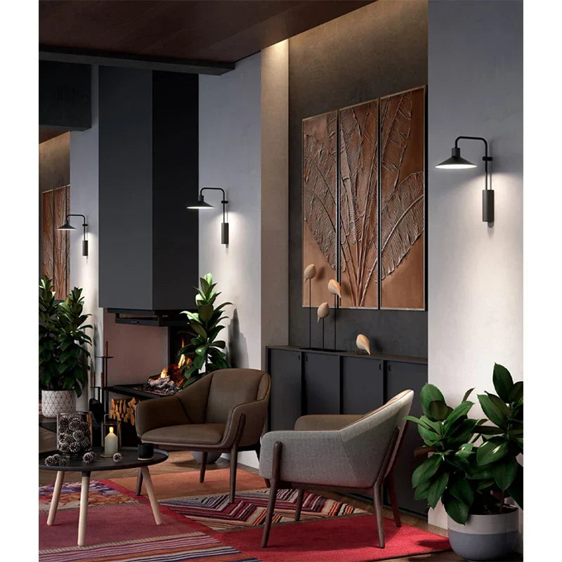 Luxury Waterproof Wall Lamp for Courtyard, Cafe, or Restaurant