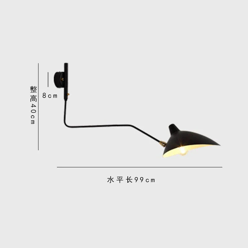 Nordic Spider LED Ceiling Lamp Iron Black Industrial Decor Living Room Light