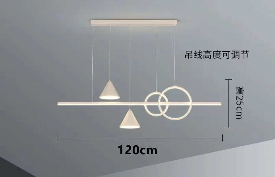 Black Nordic Designer Dining Pendant Lamp: Stylish Lighting for Home Decor