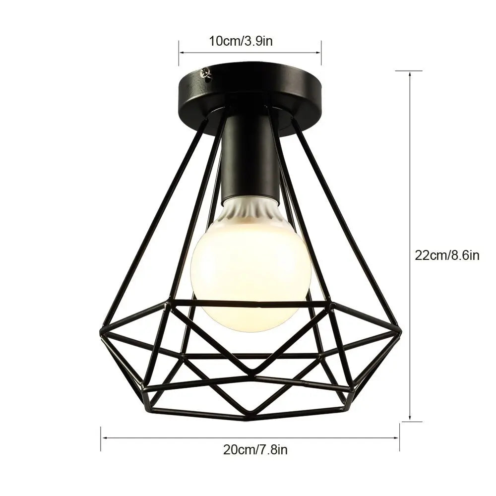 Vintage Industrial Ceiling Light Shade for Modern Kitchen Living Room Decor