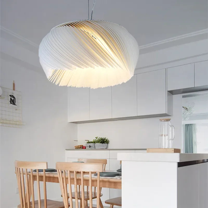 Modern LED Parchment Ceiling Pendant Light for Home Decoration
