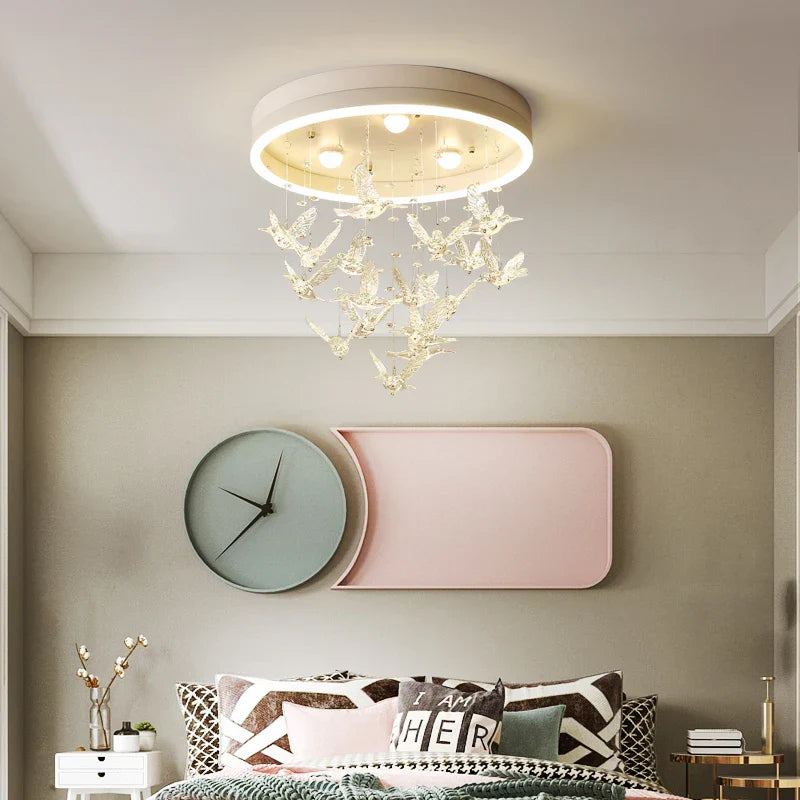 Crystal LED Ceiling Lamp for Kids' Room