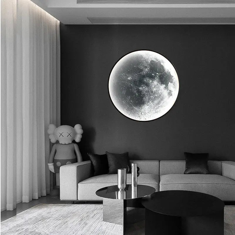 MoonGlow LED Wall Light for Bedroom & Living Room Decor