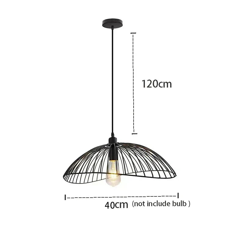 Nordic Iron Pendant Lights for Kitchen Island, Bedroom, and Dining Room