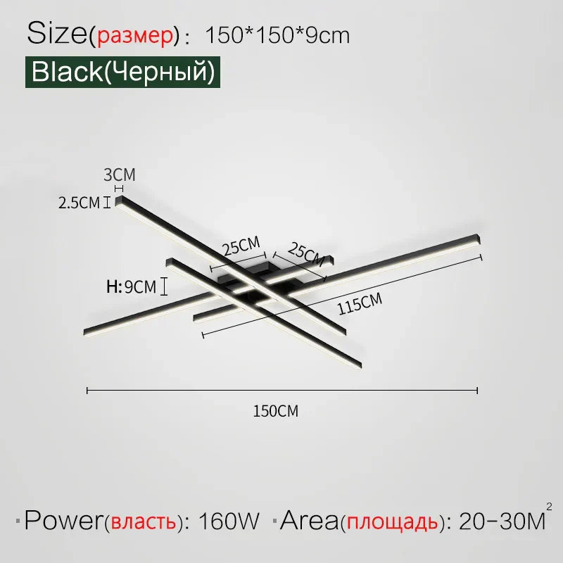 Modern Bedroom Ceiling Lamps Simple Living Room Hall Nordic decor Lighting