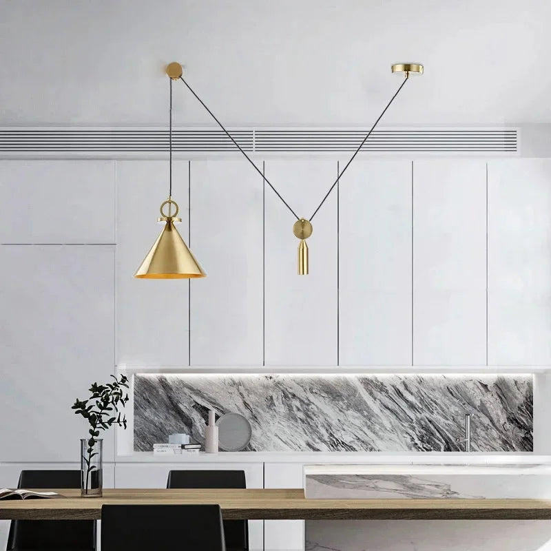 Adjustable Linear Pendant Lights for Home, Bar & Restaurant Decor
