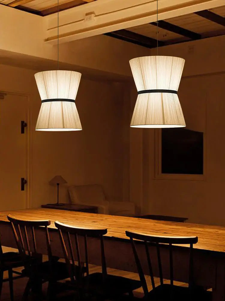 Wabi Sabi Cloth Ceiling Chandelier for Home Decor, Japan Room, Restaurant, and Shop