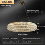 Crystal Chandelier: Modern Luxury Lighting for Living Room, Restaurant, and Villa