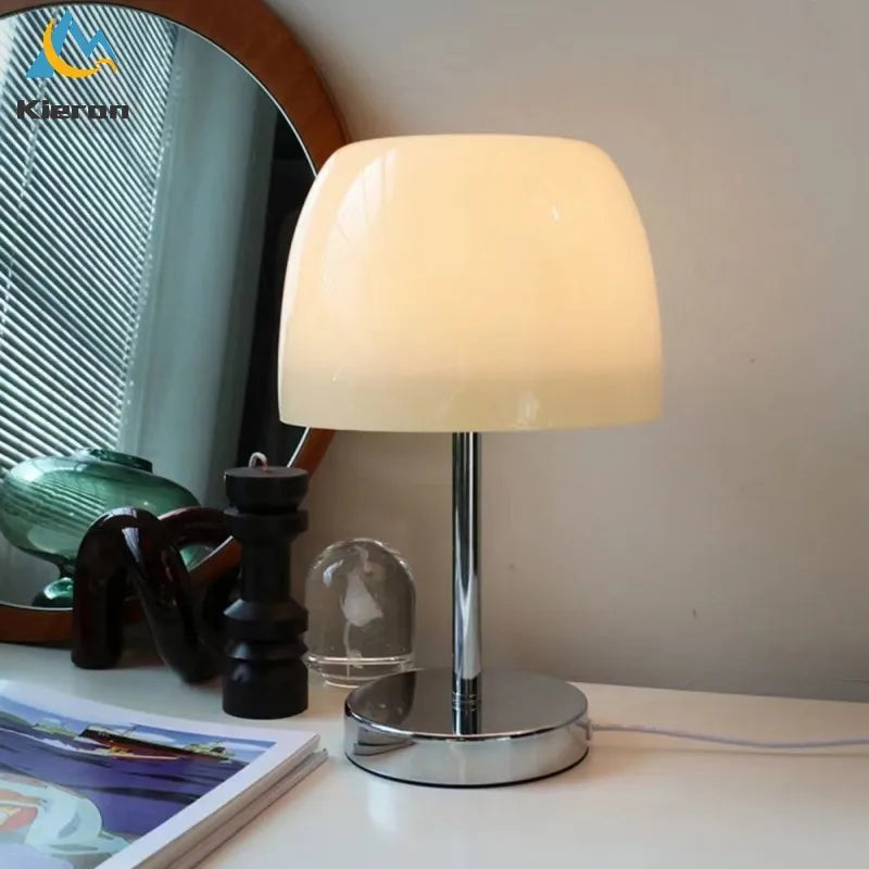 Nordic Cream Cake LED Table Lamp for Bedroom Study Dining Room Living Room