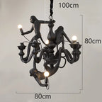 LED Pendant Chandeliers for Home Decor, Modern Indoor Hanging Light Lamps