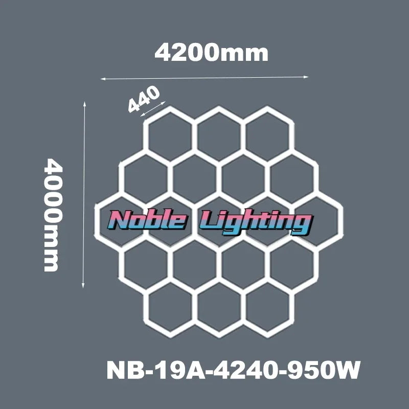 Hexagon LED Ceiling Light: High-Performance, Best-Selling, Honeycomb Design