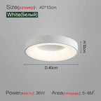 2023 Minimalist Round Dining Room Master Bedroom Ceiling Lamp