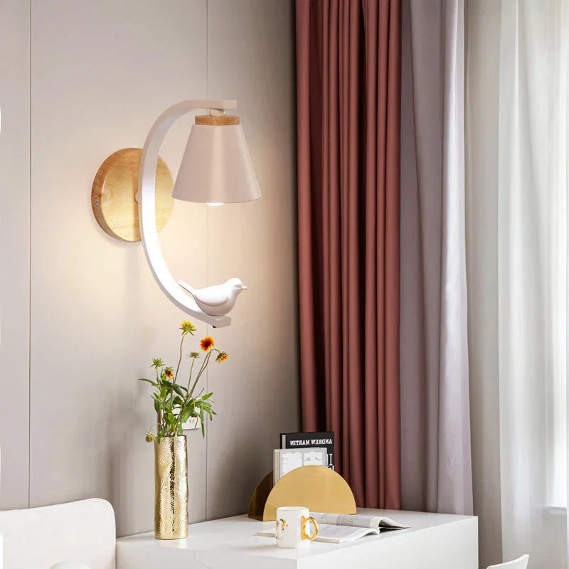 Angel Girl Bedroom Wall Sconces LED Light Fixtures