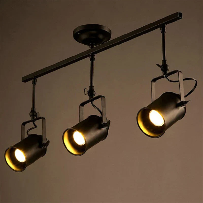 Retro Loft Industrial Spotlight Pendant Light for Kitchen Bar Lighting