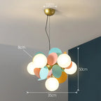 Branch Chandelier: Modern Colorful LED Ceiling Light for Bedroom and Living Room