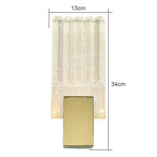 Modern Water Ripple Glass Wall Lamp for Luxury Home Decor