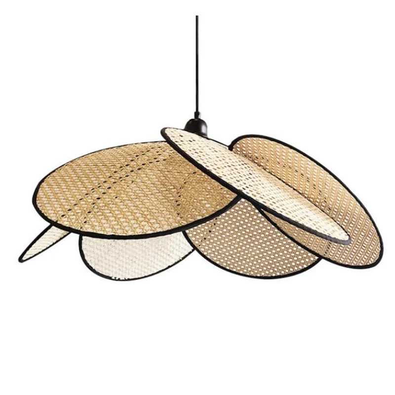 Nordic Bamboo Leaf Chandelier for Living Room and Kitchen