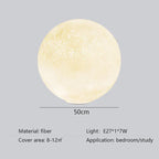 Nordic Moon LED Floor Lamp for Home Decoration and Bedroom Lighting