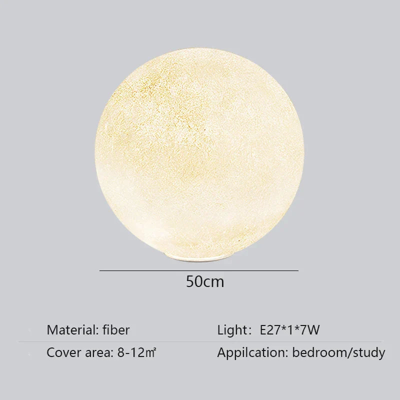 Nordic Moon LED Floor Lamp for Home Decoration and Bedroom Lighting