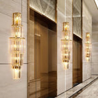 Crystal Wall Lamp: Elegant Lighting for Luxury Hotel, Club, Villa, Living Room, Office, Banquet