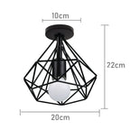 Vintage Industrial Ceiling Light Shade for Modern Retro Home Decor