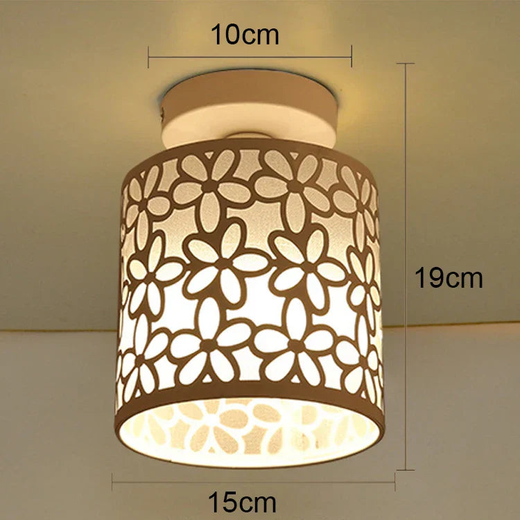 Industrial E27 Ceiling Lamp: Vintage Retro Loft Style for Home Living Room and Kitchen Decor