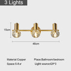 Gold Crystal Wall Lamp for Home Decoration and Lighting