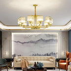 Crystal Chandelier Villa Living Room Lighting