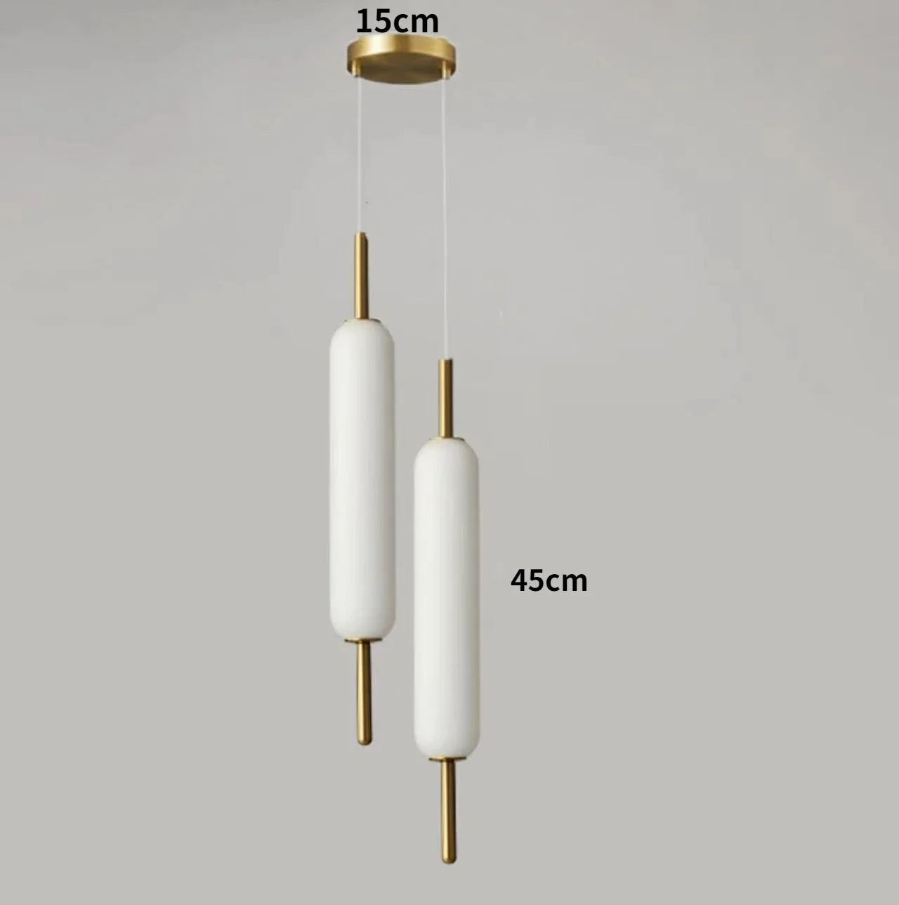 Glass LED Pendant Chandelier for Bedroom Living Room Lighting